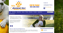 Desktop Screenshot of myanimalvetmobileservice.com